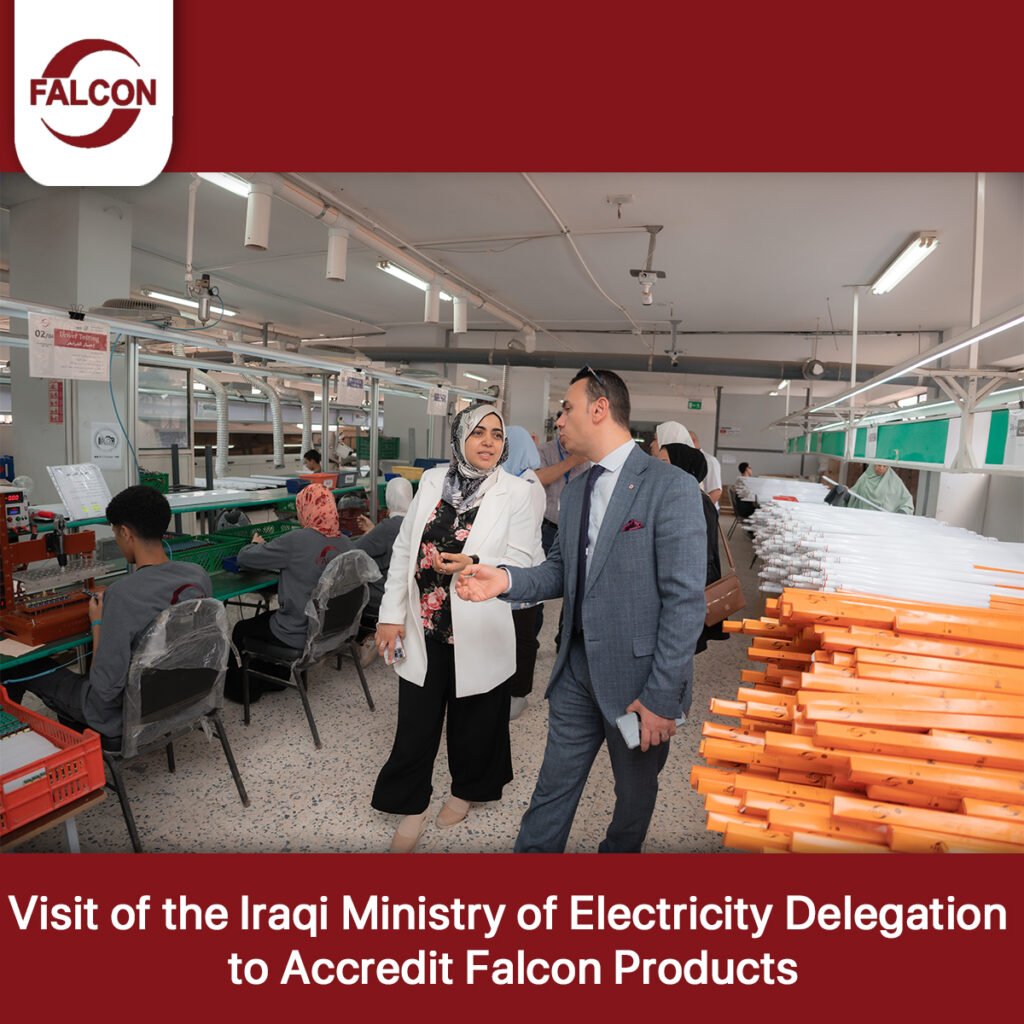 Official Accreditation Reflects Quality: Iraqi Ministry of Electricity Visits Falcon Factory and Grants Full Product Certification 27 Iraqi Ministry of Electricity