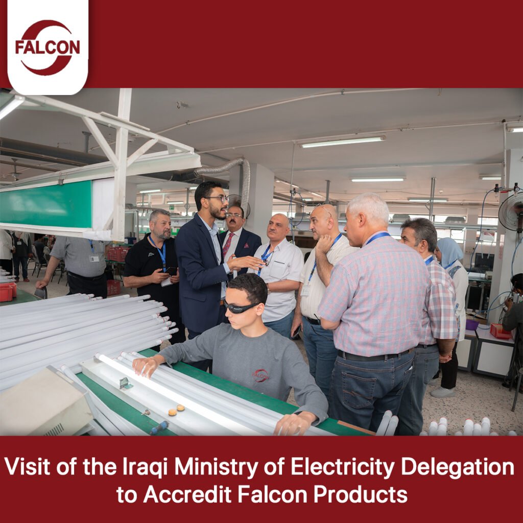 Official Accreditation Reflects Quality: Iraqi Ministry of Electricity Visits Falcon Factory and Grants Full Product Certification 28 Iraqi Ministry of Electricity