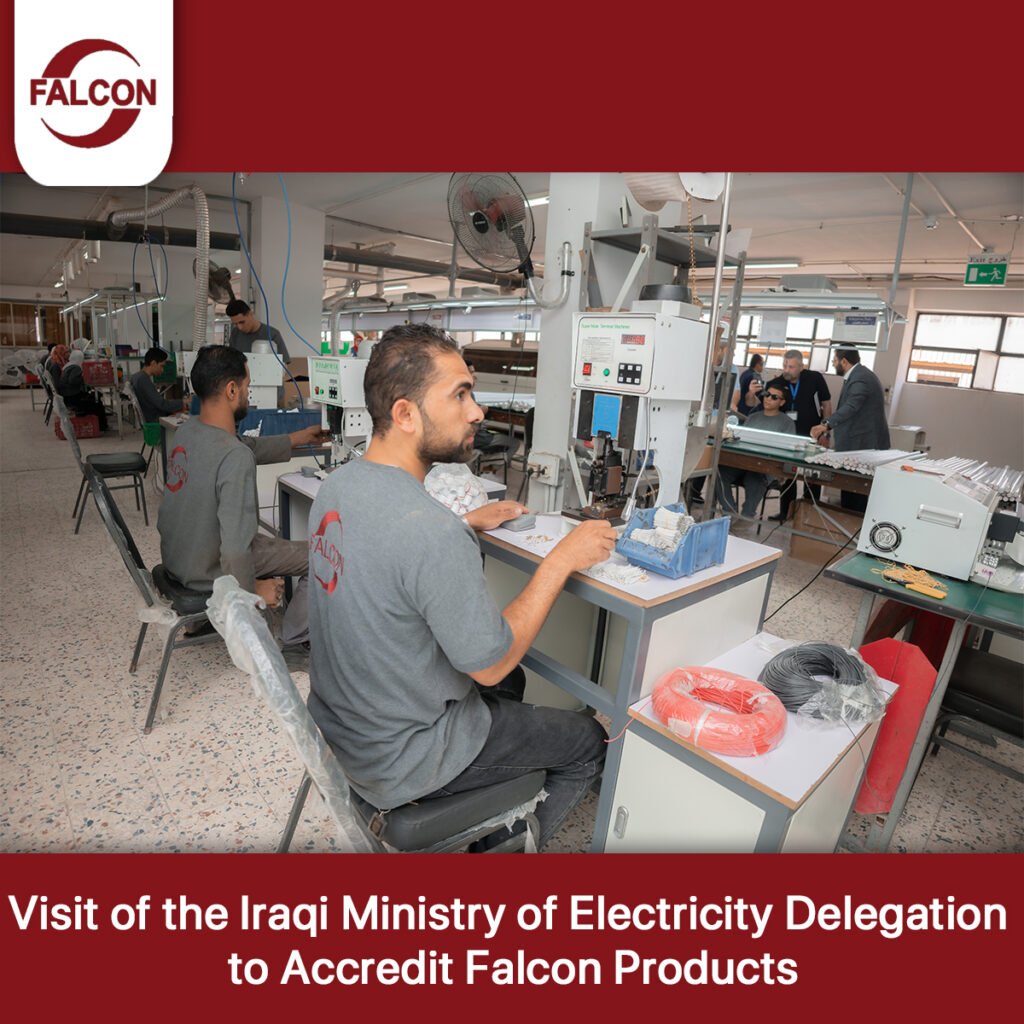 Official Accreditation Reflects Quality: Iraqi Ministry of Electricity Visits Falcon Factory and Grants Full Product Certification 20 Iraqi Ministry of Electricity