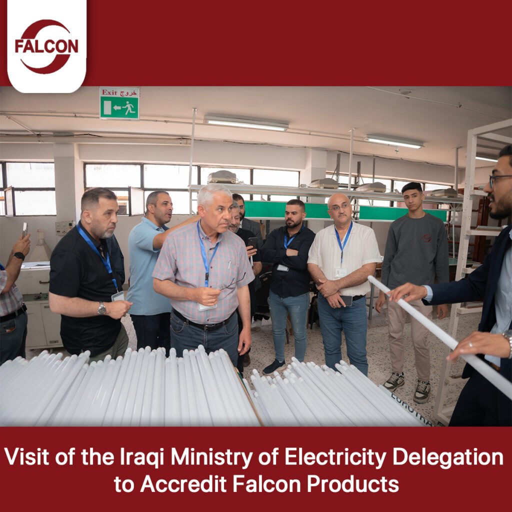 Official Accreditation Reflects Quality: Iraqi Ministry of Electricity Visits Falcon Factory and Grants Full Product Certification 19 Iraqi Ministry of Electricity