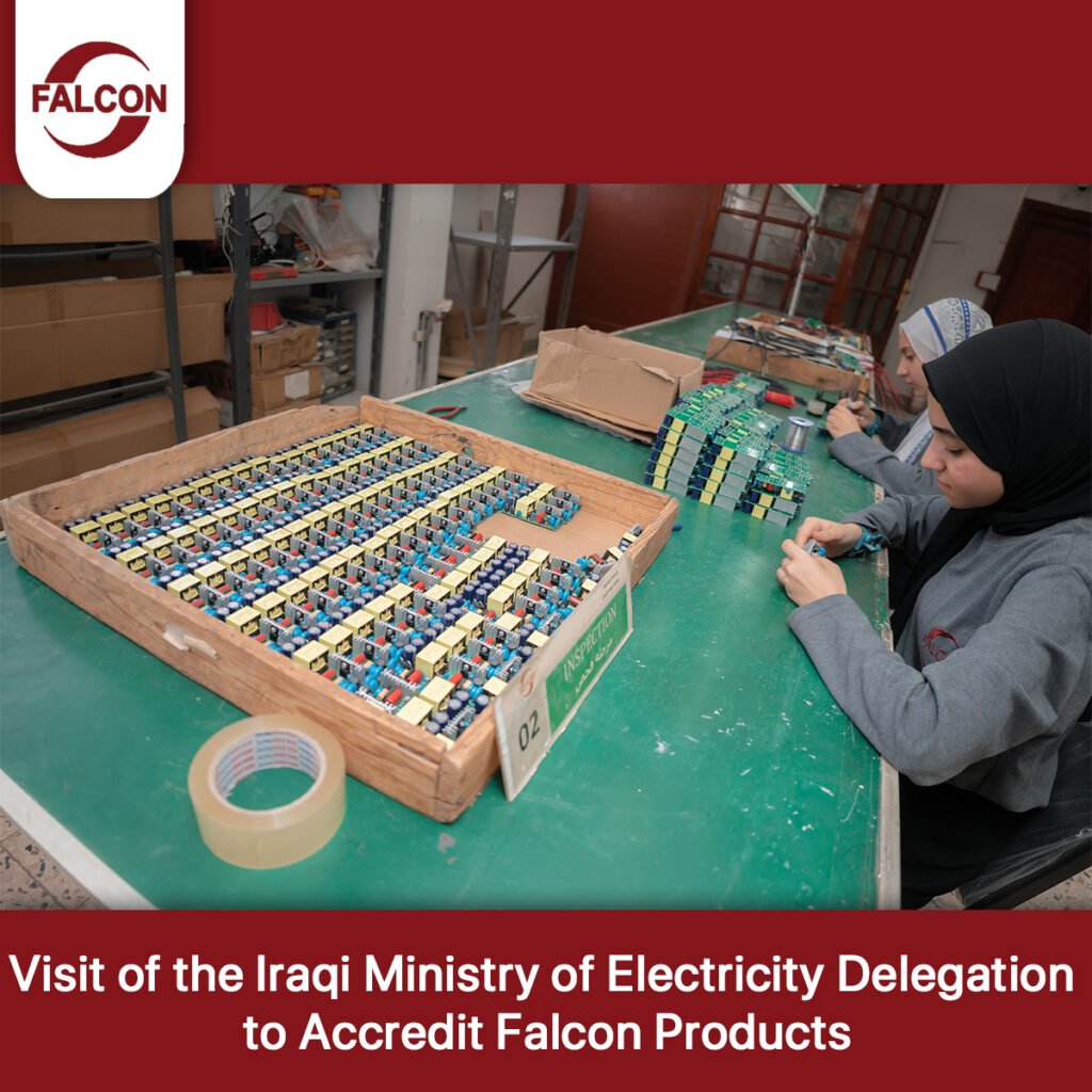 Official Accreditation Reflects Quality: Iraqi Ministry of Electricity Visits Falcon Factory and Grants Full Product Certification 17 Iraqi Ministry of Electricity