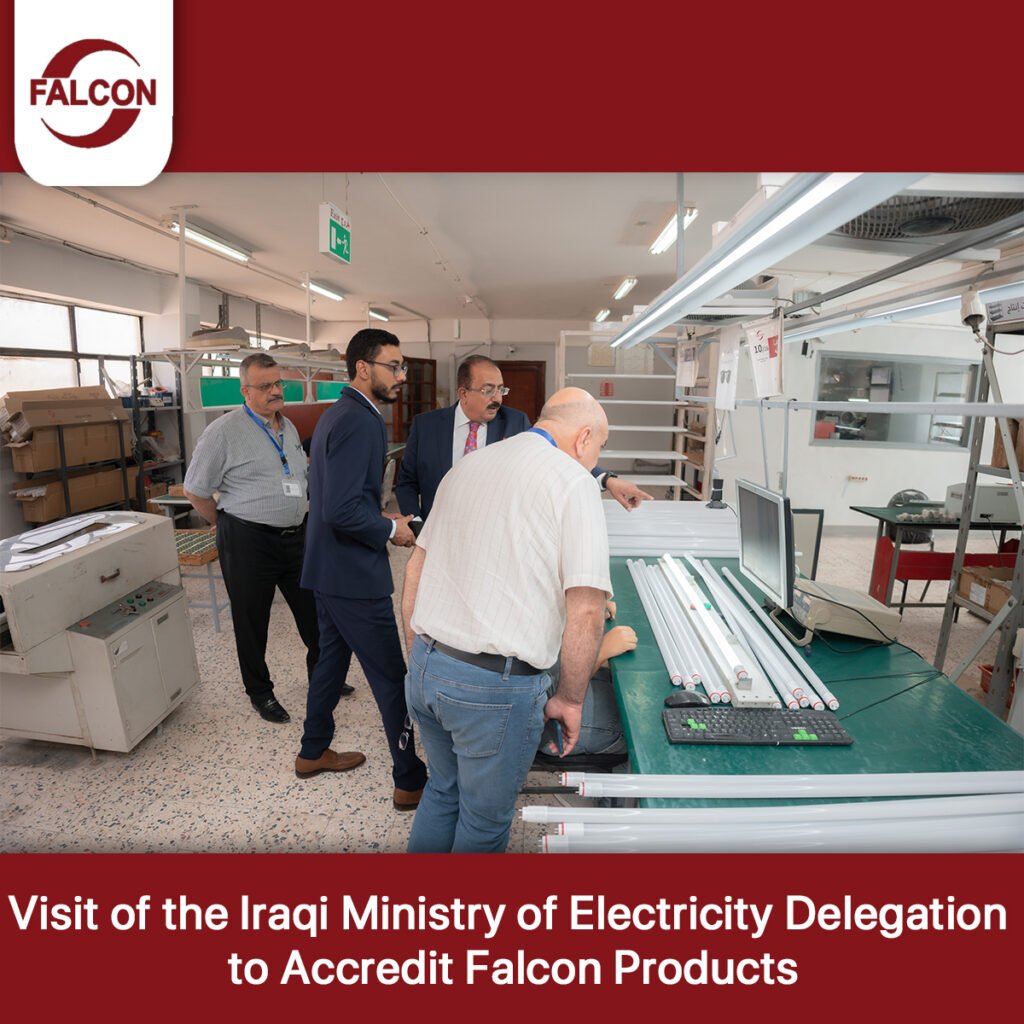 Official Accreditation Reflects Quality: Iraqi Ministry of Electricity Visits Falcon Factory and Grants Full Product Certification 16 Iraqi Ministry of Electricity