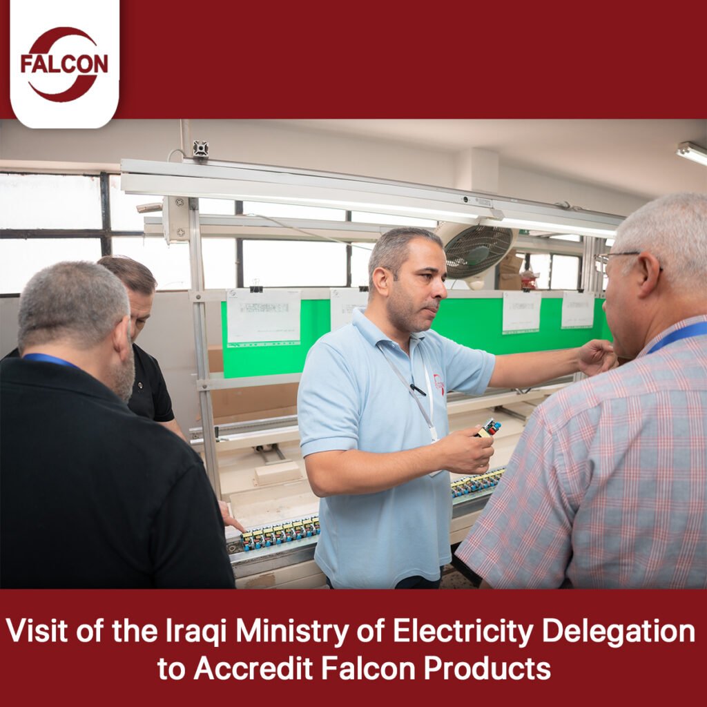 Official Accreditation Reflects Quality: Iraqi Ministry of Electricity Visits Falcon Factory and Grants Full Product Certification 14 Iraqi Ministry of Electricity