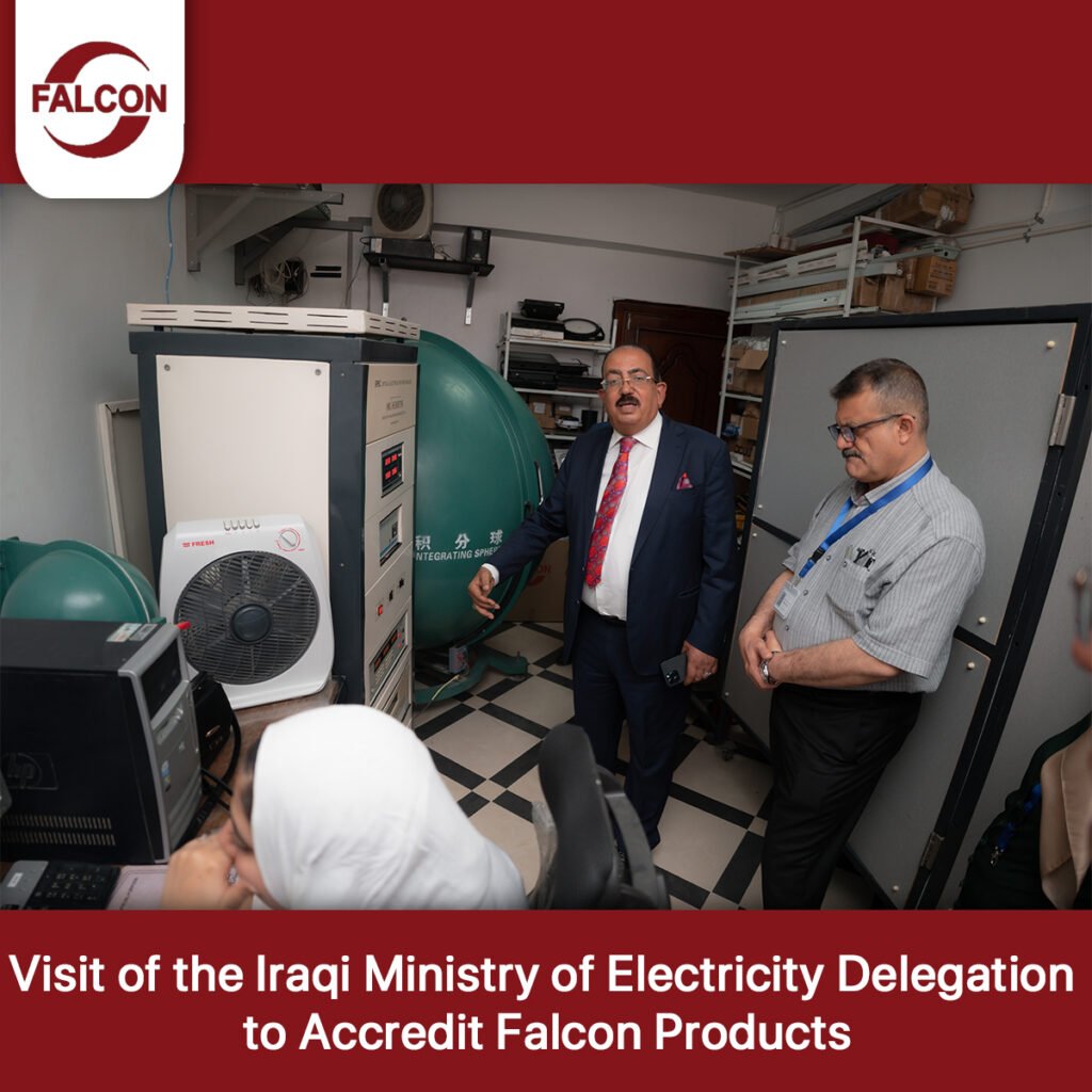 Official Accreditation Reflects Quality: Iraqi Ministry of Electricity Visits Falcon Factory and Grants Full Product Certification 31 Iraqi Ministry of Electricity
