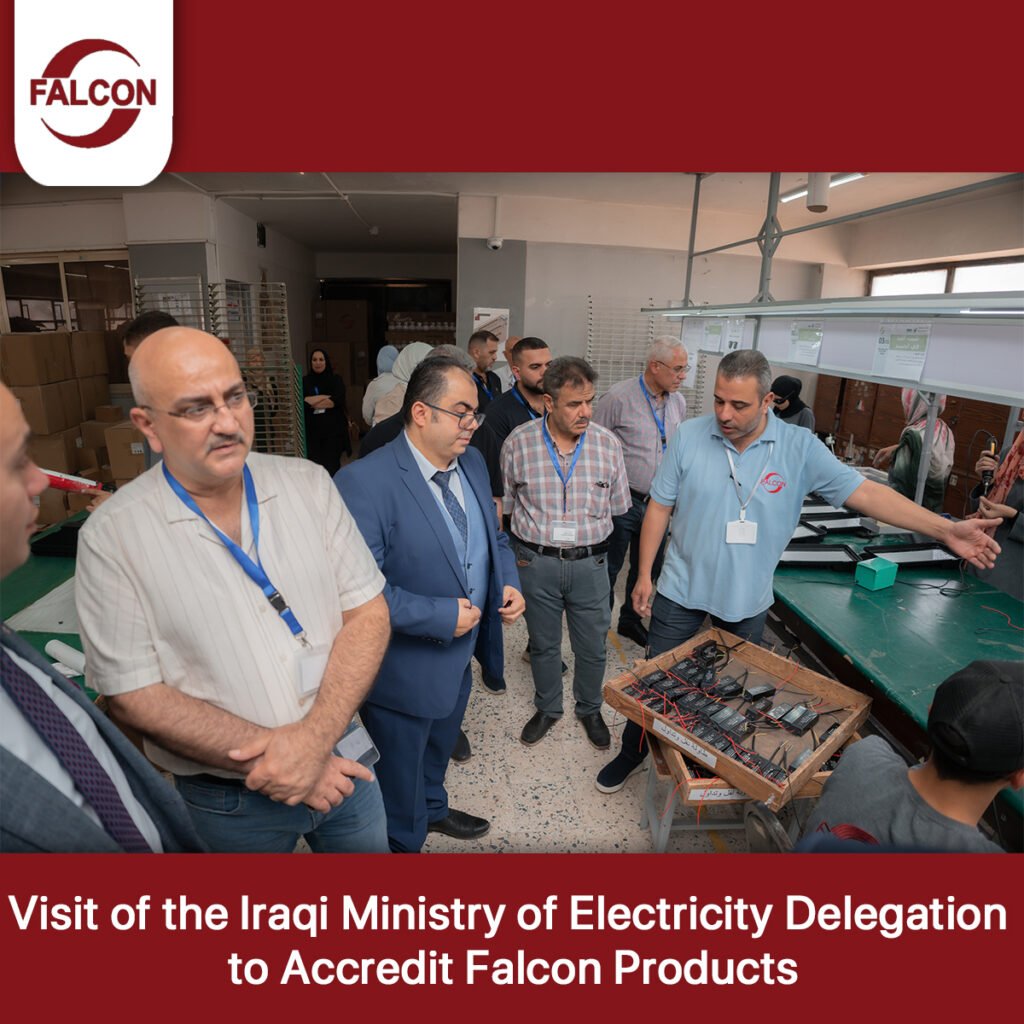 Official Accreditation Reflects Quality: Iraqi Ministry of Electricity Visits Falcon Factory and Grants Full Product Certification 25 Iraqi Ministry of Electricity