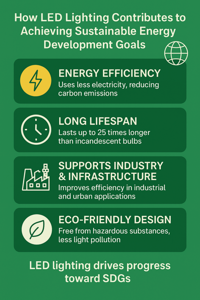 How LED Lighting Contributes to Achieving Sustainable Energy Development Goals