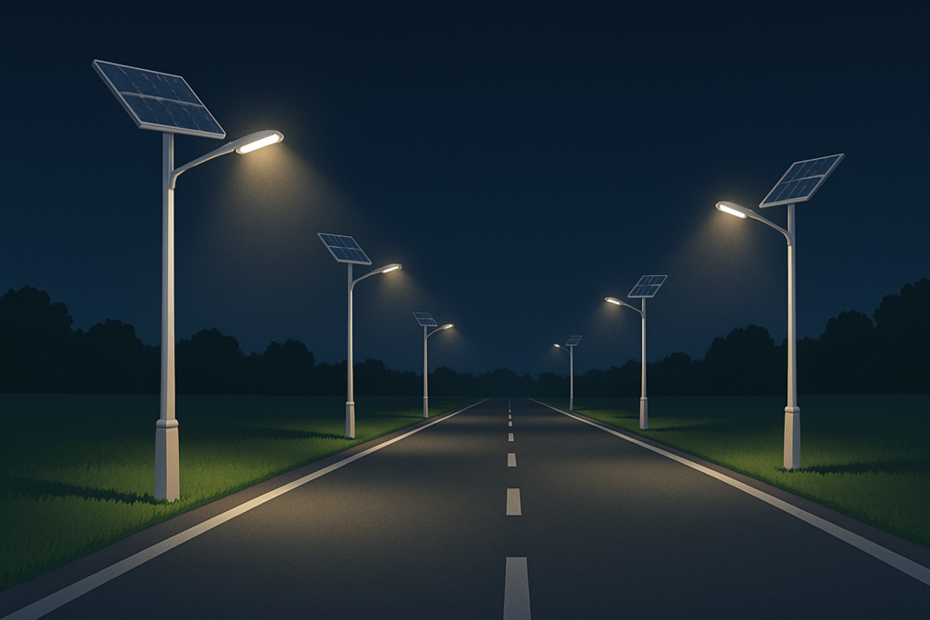 The Impact of Solar Lighting on Driver Visibility and Accident Reduction 1 solar lighting road safety