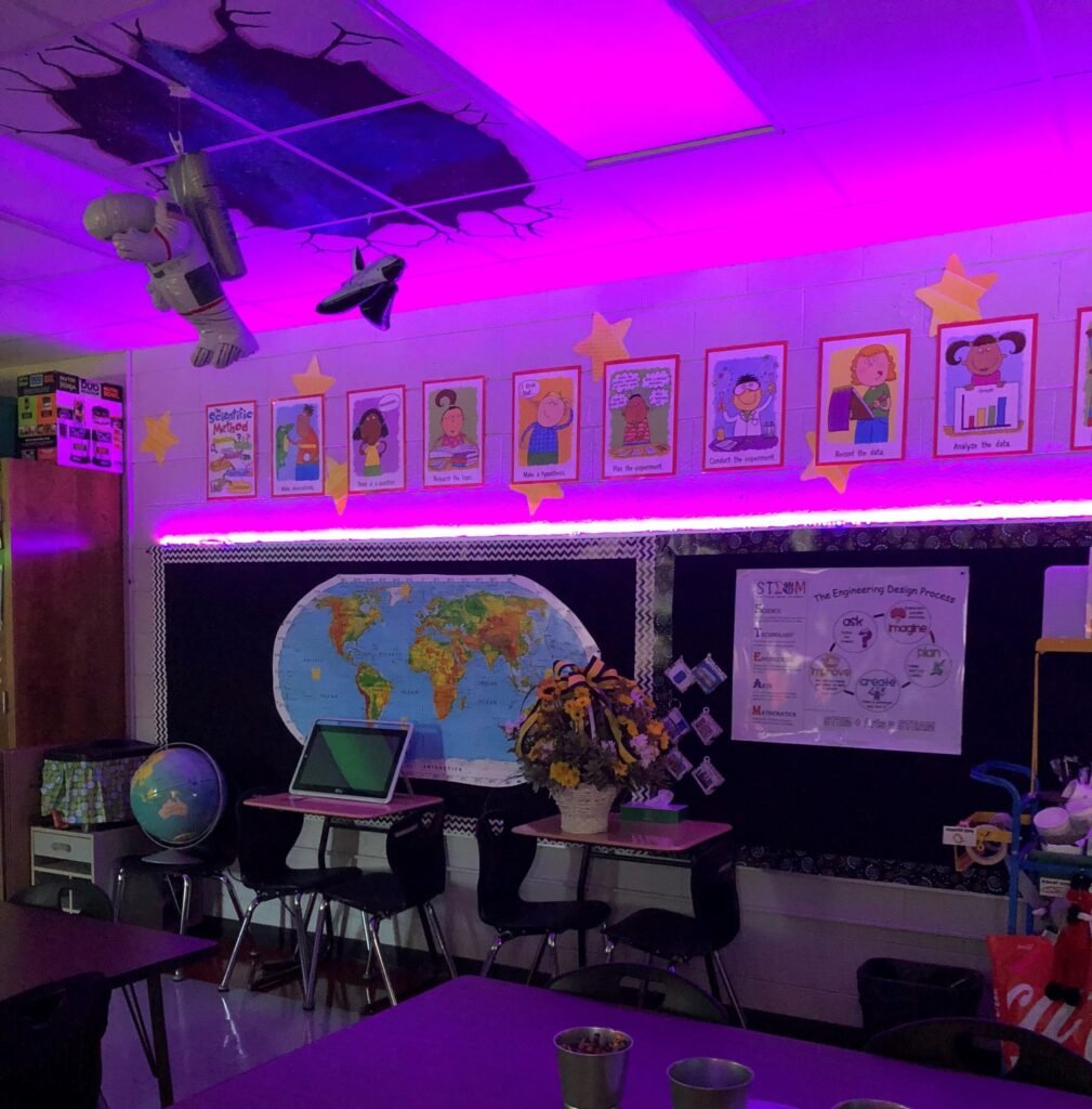 Classroom LED lighting 2 2