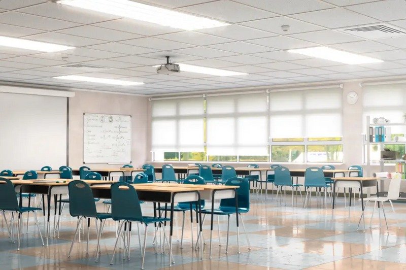 Classroom LED lighting