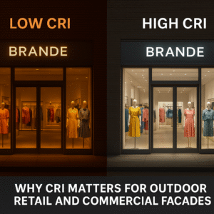 why CRI matters for outdoor retail and commercial facades