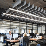 Workspace with LED Lighting