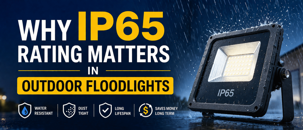 Why IP65 Rating Matters in Outdoor Floodlights