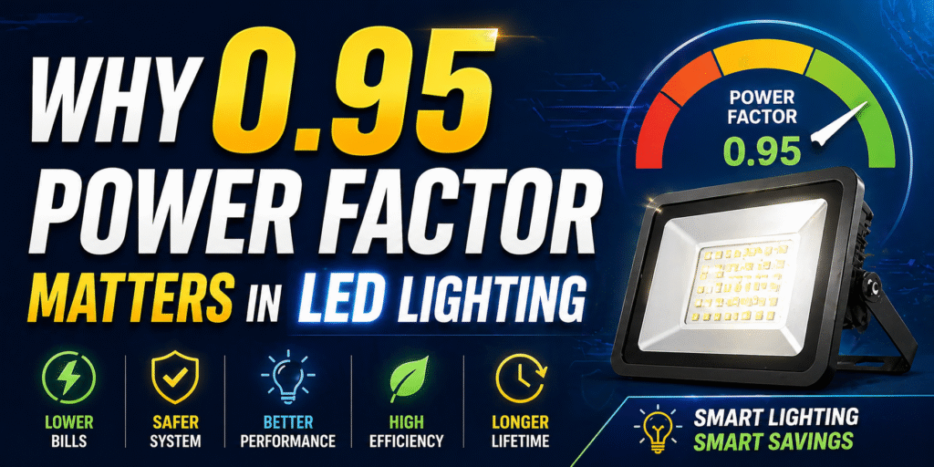 Why Power Factor in LED 0.95 Matters for Better Lighting and Lower Bills